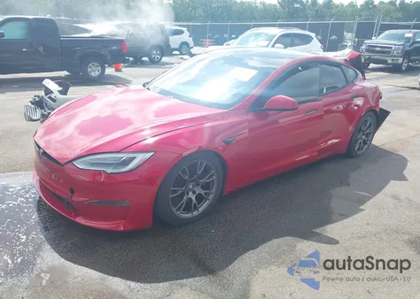 2021 Tesla Model S Plaid Tri Motor All-Wheel Drive из США, поврежденный, VIN 5YJSA1E69MF439987